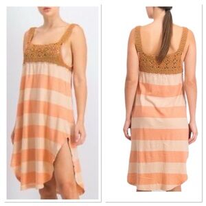 Free People We the Free Luca Tank Top Sz S Cotton Blend Sayulita Combo NWT